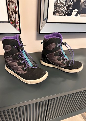 33 Beden Kız Çocuk Merrell Mor Bağcıklı Kauçuk Bot