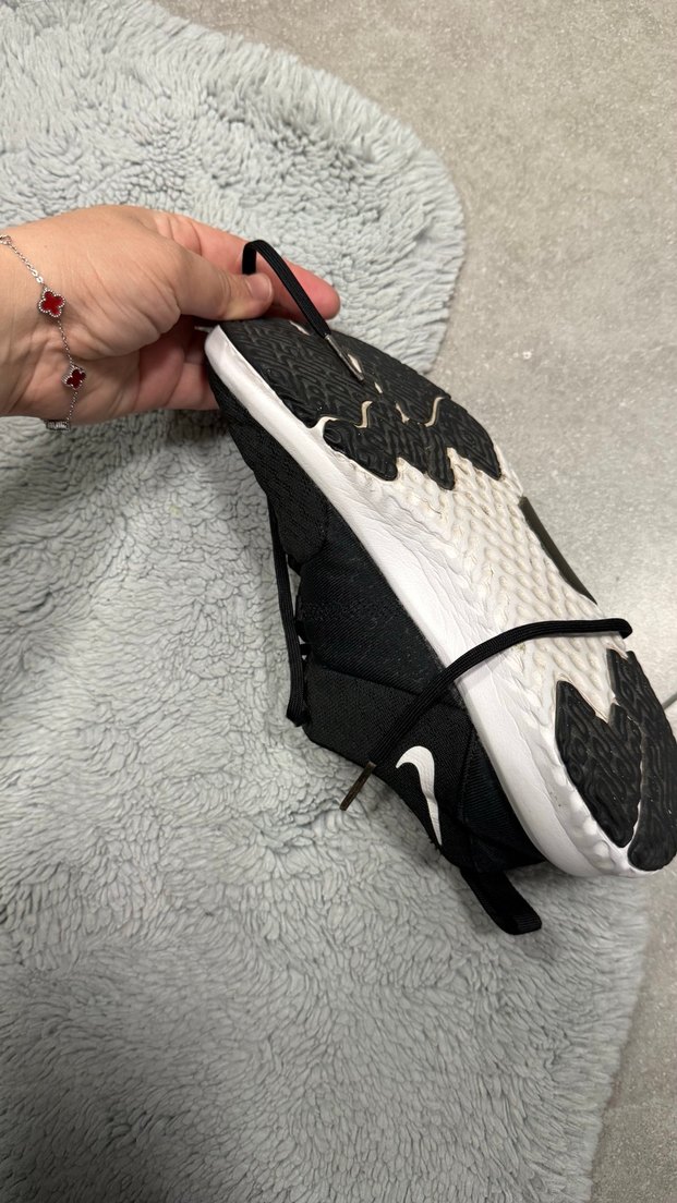 Siyah Bağcıklı Kadın Spor Ayakkabı - Görsel 5