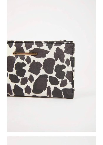 Leopar Desenli Kadın Deri Cüzdan - Görsel 3