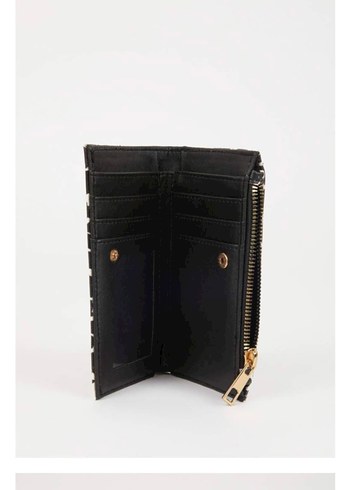 Leopar Desenli Kadın Deri Cüzdan - Görsel 4