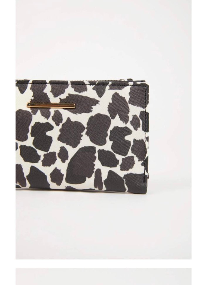 Leopar Desenli Kadın Deri Cüzdan - Görsel 3