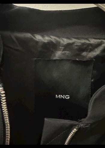 Siyah Fermuarlı Kadın Midi Ceket - Görsel 2