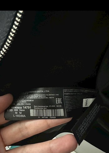 Siyah Fermuarlı Kadın Midi Ceket - Görsel 3