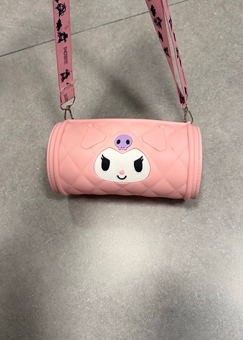 Pembe Tokalı Kız Çocuk Çantası - Görsel 3