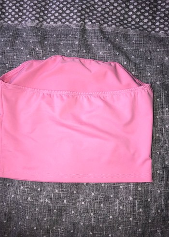 Pembe Straplez Kadın Büstiyer - Görsel 2