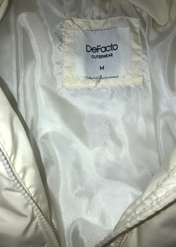 Beyaz  Kadın Kışlık  Şişme 
Mont - Görsel 3