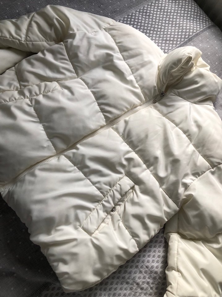 Beyaz  Kadın Kışlık  Şişme 
Mont - Görsel 2