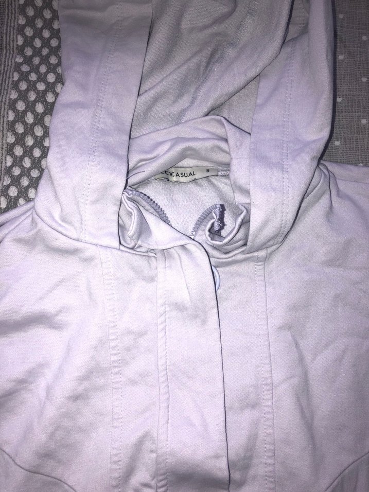 Gri Kapüşonlu Kadın Sweatshirt - Görsel 2