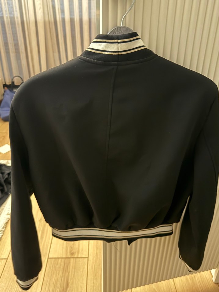 Düğmeli Siyah Midi Kadın Ceket - Görsel 4