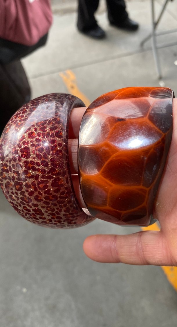 Kadın Yılan Desenli Boncuklu Bileklik - Görsel 2