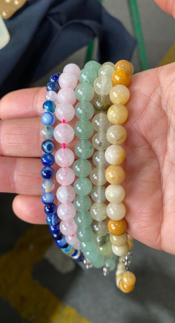 Bohem Tarzı Pastel Renkli doğaltas kolyeler - Görsel 2