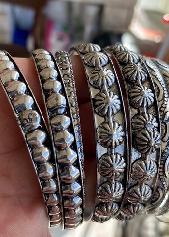 Gri Desenli Bohem Boncuklu Kadın Bileklik - Görsel 4