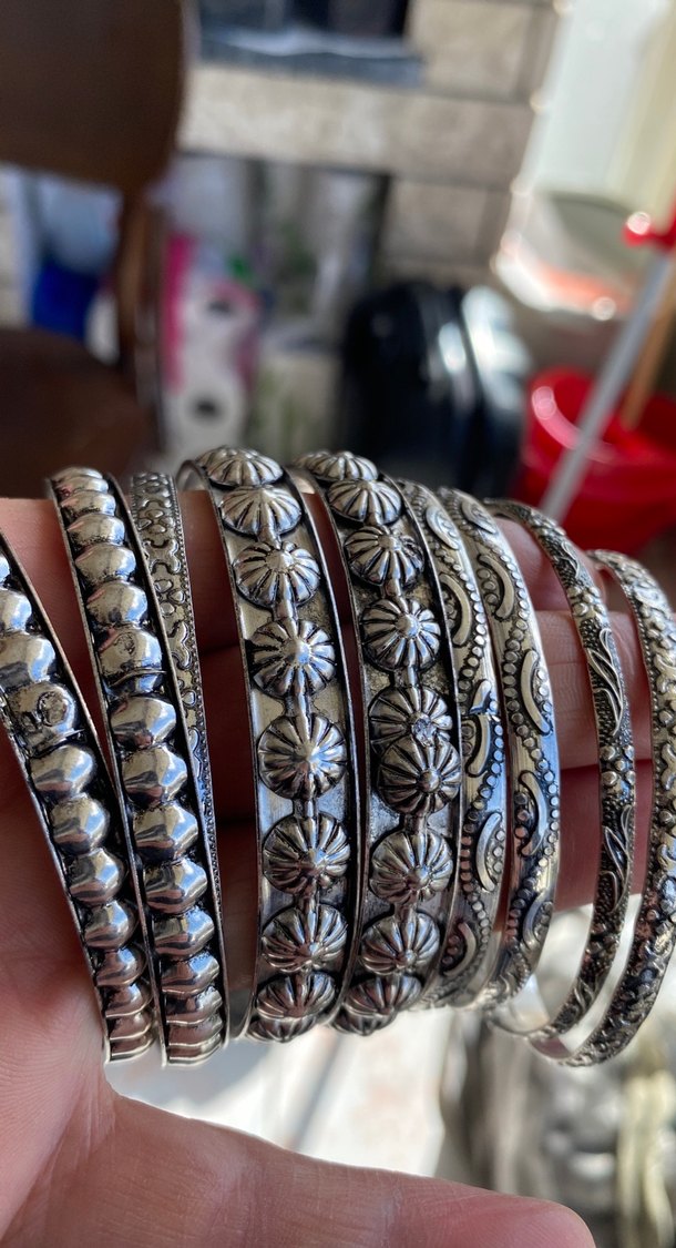 Gri Desenli Bohem Boncuklu Kadın Bileklik - Görsel 2