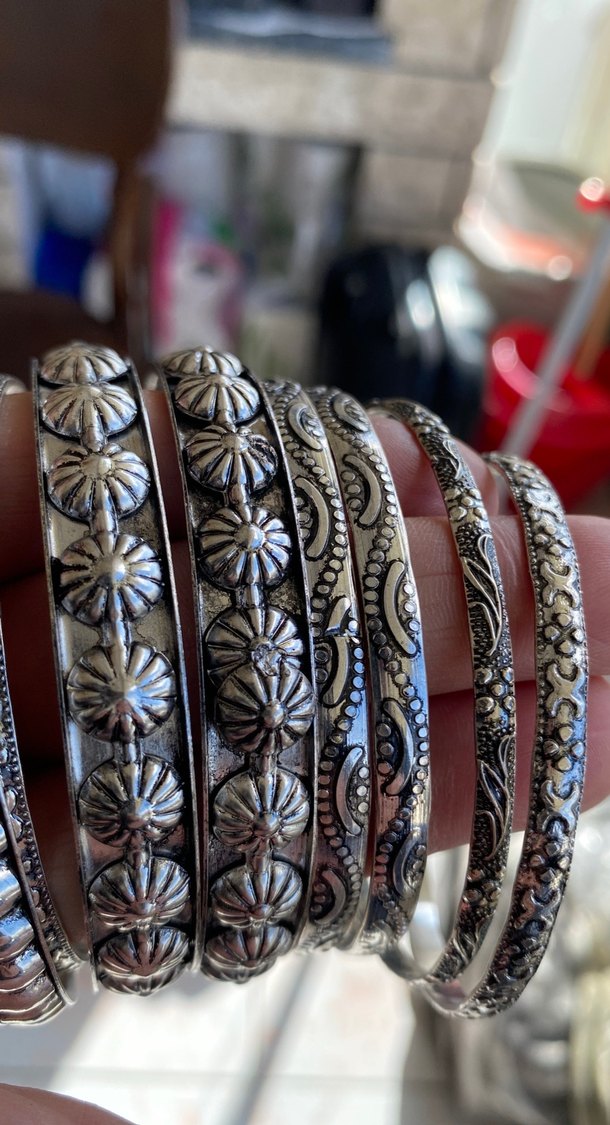 Gri Desenli Bohem Boncuklu Kadın Bileklik - Görsel 3