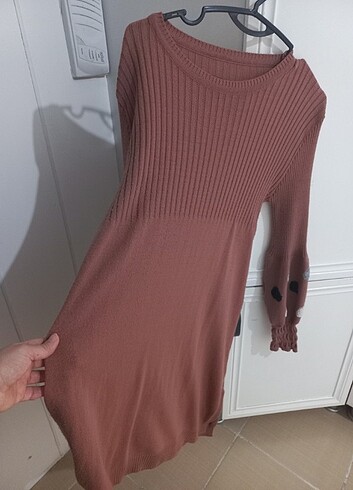 Diğer Gül kurusu ponponlu tunik 