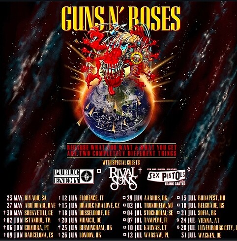 GUNS N ROSES ISTANBUL