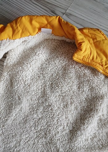 Sarı Erkek Çocuk Fermuarlı Yelek - Görsel 5