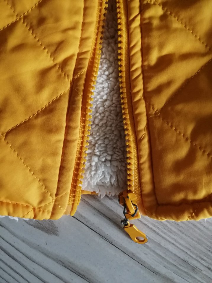 Sarı Erkek Çocuk Fermuarlı Yelek - Görsel 4