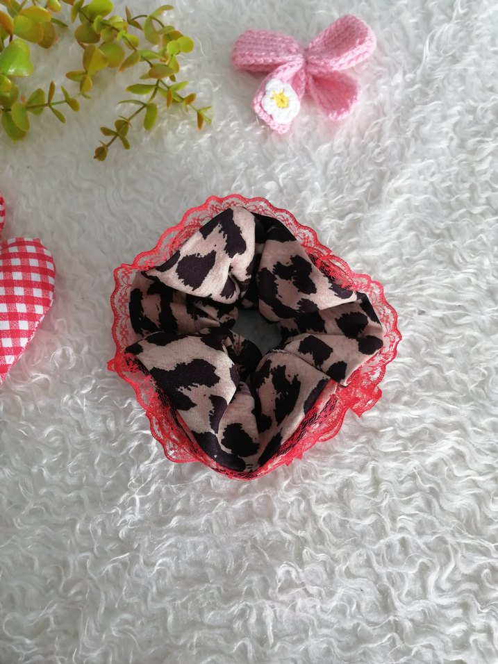 Renkli Dantel Detaylı Bohem Kadın Toka - Görsel 3