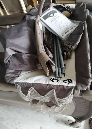 Kahverengi ve Gri Oyun Parkı Yatak - Görsel 6