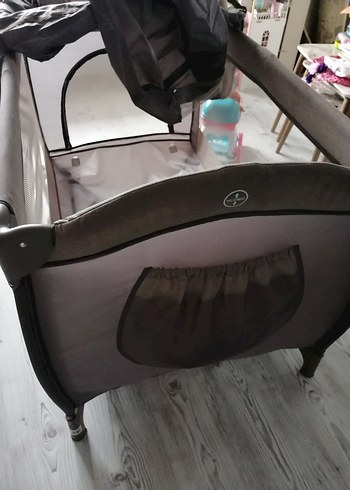 Kahverengi ve Gri Oyun Parkı Yatak - Görsel 2