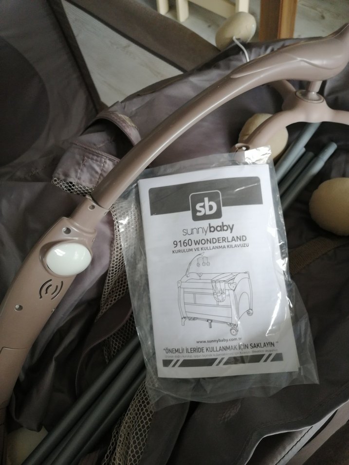 Kahverengi ve Gri Oyun Parkı Yatak - Görsel 5