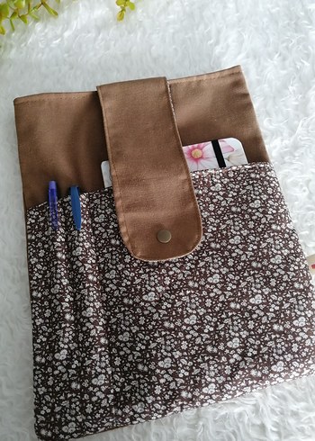 Dantel Detaylı Kahverengi Bohem Laptop Çantası - Görsel 7