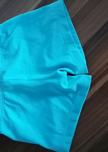 Erkek Çocuk Mavi Düz Deniz Şortu - Görsel 4