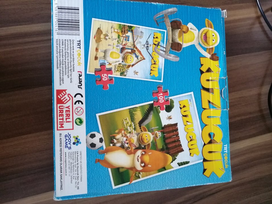 Kuzucuk Çocuklar için 50 ve 100 Parça Bulmaca - Görsel 2