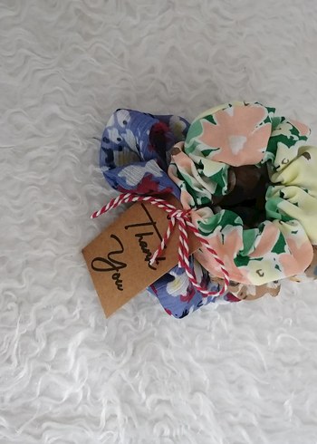 Renkli Bohem Elastik Saç Tokası Seti - Görsel 3