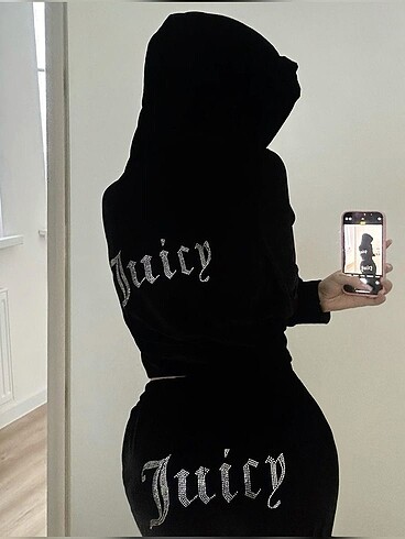 Juicy Couture y2k juicy couture siyah esofman takimi