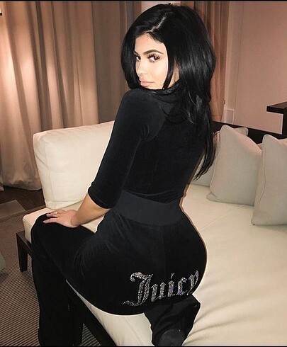 s Beden siyah Renk y2k juicy couture siyah esofman takimi