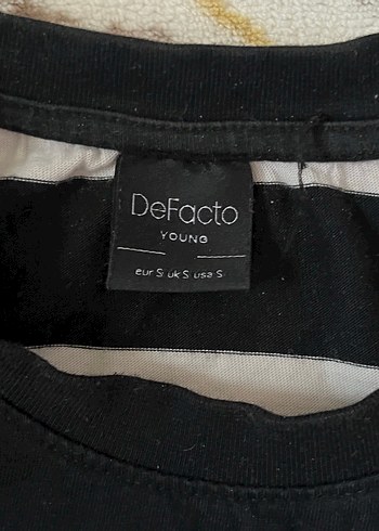 DEFACTO ÇİZGİLİ T-SHİRT - Görsel 3