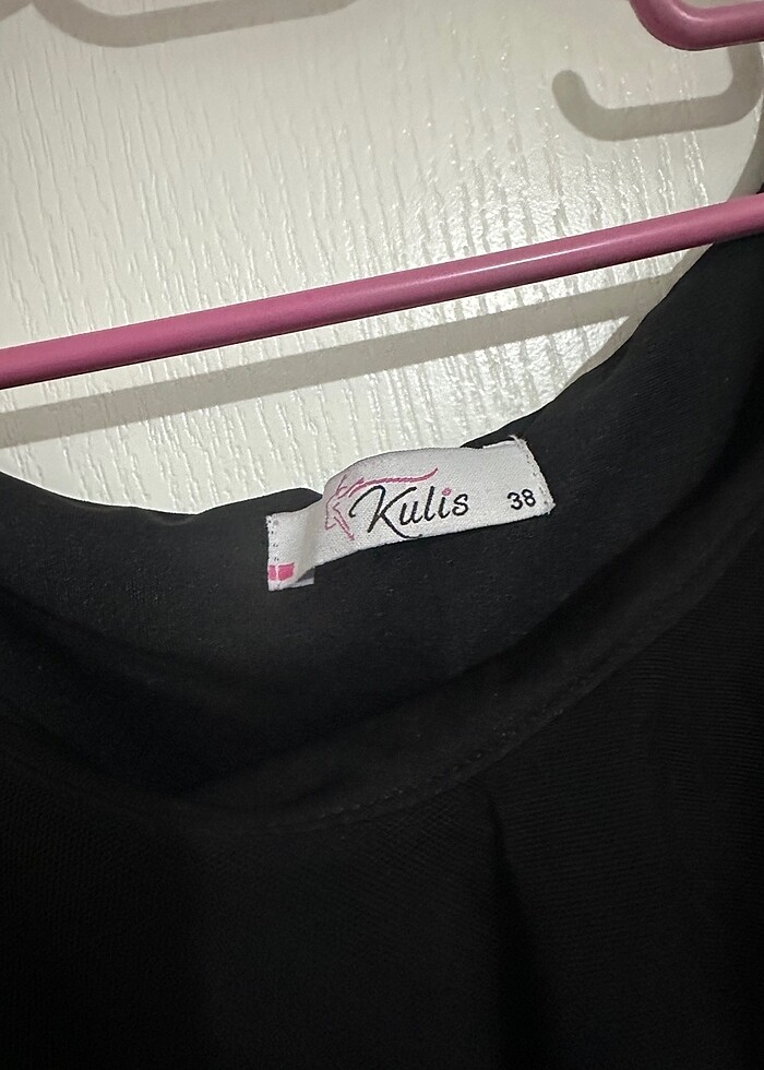 Siyah abiye elbise - Görsel 4