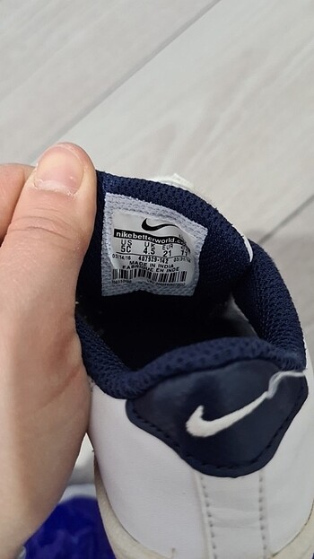 21 Beden beyaz Renk Bebek ayakkabisi