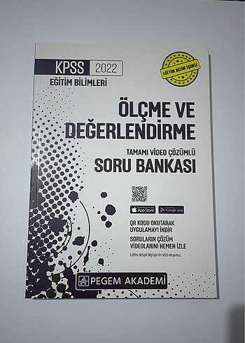 Pegem Ölçme ve Değerlendirme