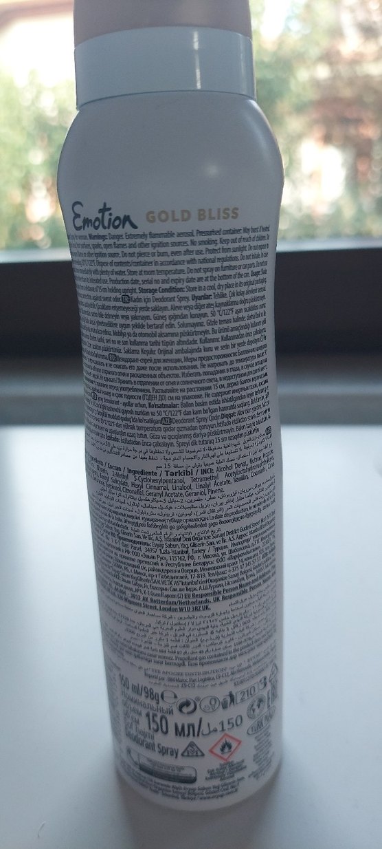 Emotion Gold Bliss Kadın Deodorant 48 Saat - Görsel 5