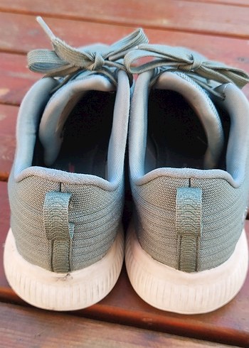 Orijinal Skechers  Gri Spor Ayakkabı 35.5 - Görsel 4