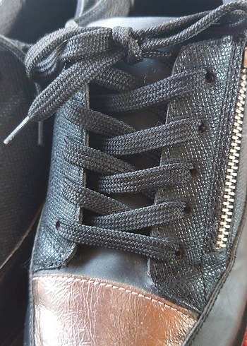 Derimod 38 numara siyah casual deri kadın Ayakkabı - Görsel 7