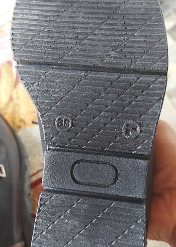 Derimod 38 numara siyah casual deri kadın Ayakkabı - Görsel 6