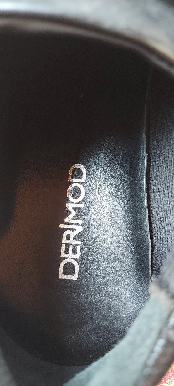 Derimod 38 numara siyah casual deri  kadın Ayakkabı - Görsel 5