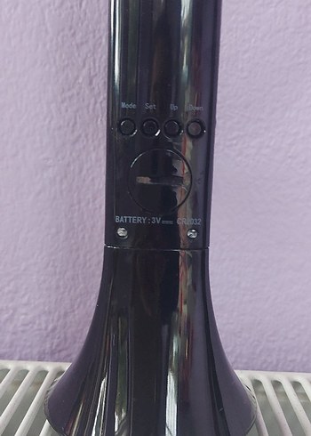 Kırmızı Uğur Böceği Aksesuarlı Siyah Lamba , dijital saat,takvim - Görsel 5