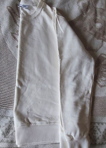 Beyaz Erkek  Sweatshirt - Görsel 2