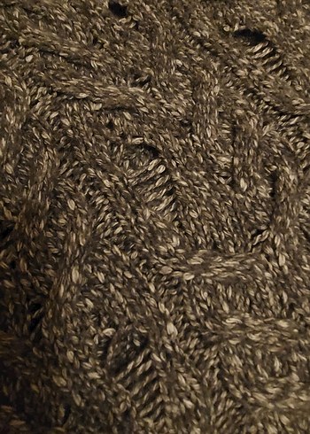 Zara 11 12 Yaş Omzu Açık Örgü Kazak - Görsel 5