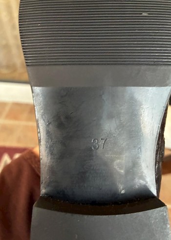 George Hogg koyu kahverengi Yılan Desenli %100 Deri Biker Bot - Görsel 15