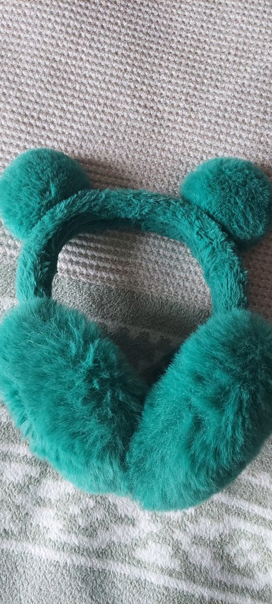 Penti Turkuaz Renkli Kedi Aksesuarı Peluş Kulaklık - Görsel 4