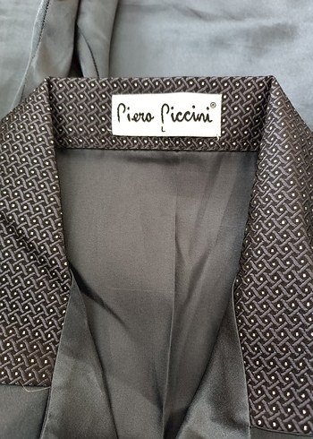 Pierre Cardin Düğmeli uzun Kollu Gri Erkek Pijama takımı
