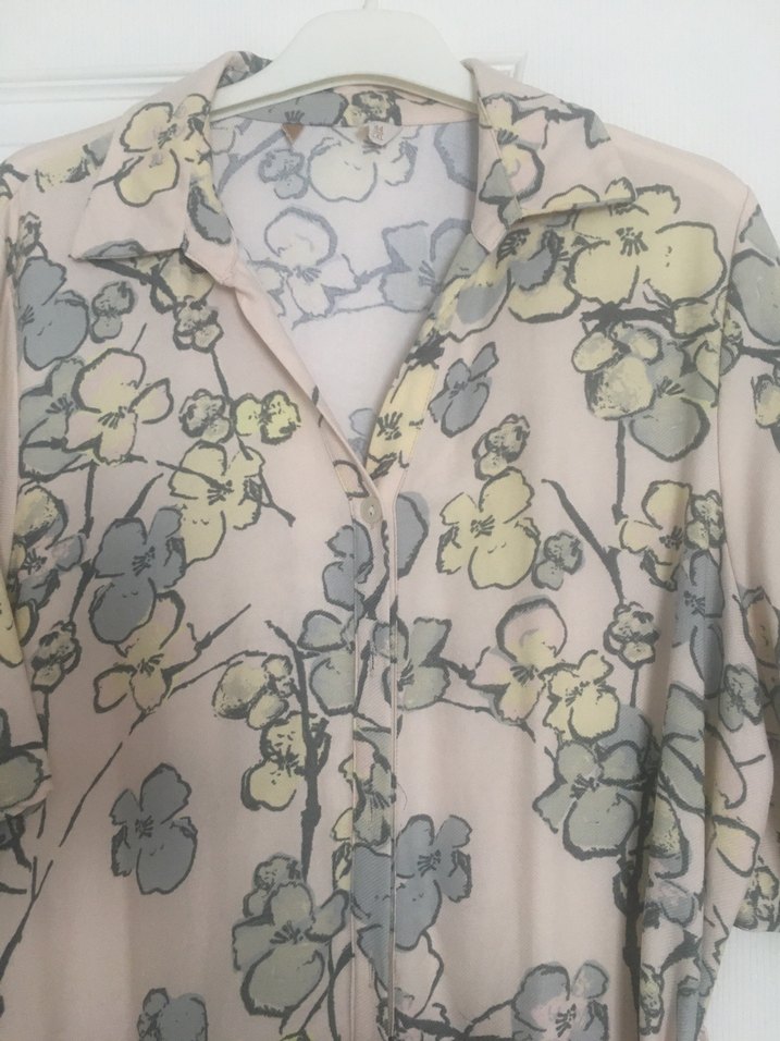 Bej Bohem V Yaka Uzun Elbise - Görsel 2