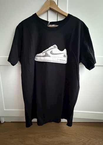 Nike Siyah Sneaker Baskili Rahat Tisort