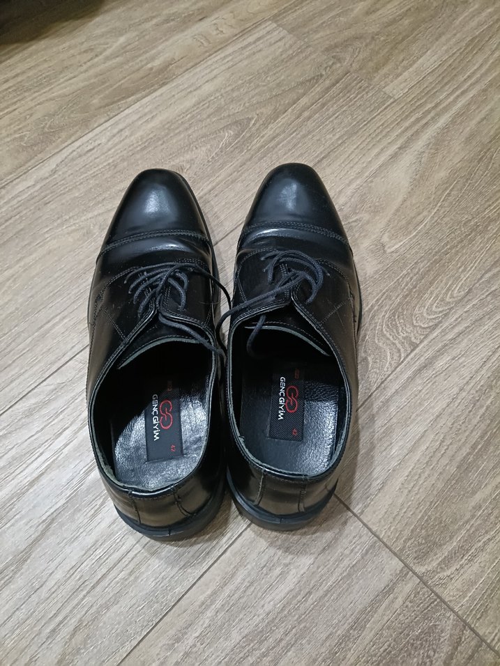 Klasik Siyah Erkek Ofis Ayakkabısı - Görsel 2